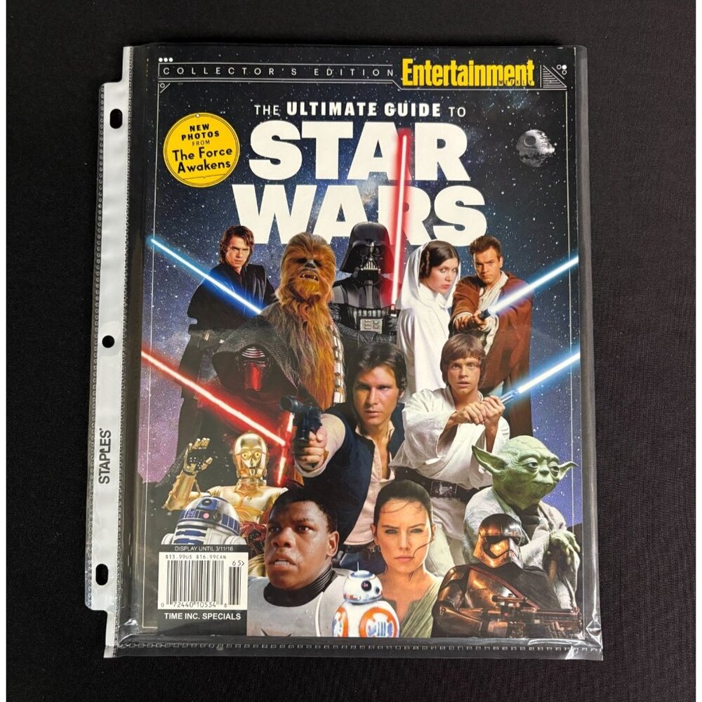 Star Wars Collectors Edition Magazine Ultimate Guide Entertainment Weekly Force